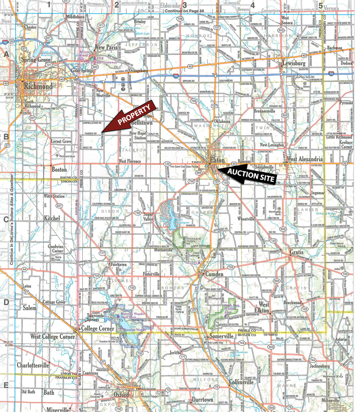 REAL ESTATE AUCTION PRIME OHIO FARM AUCTION 198+/ ACRES IN 4